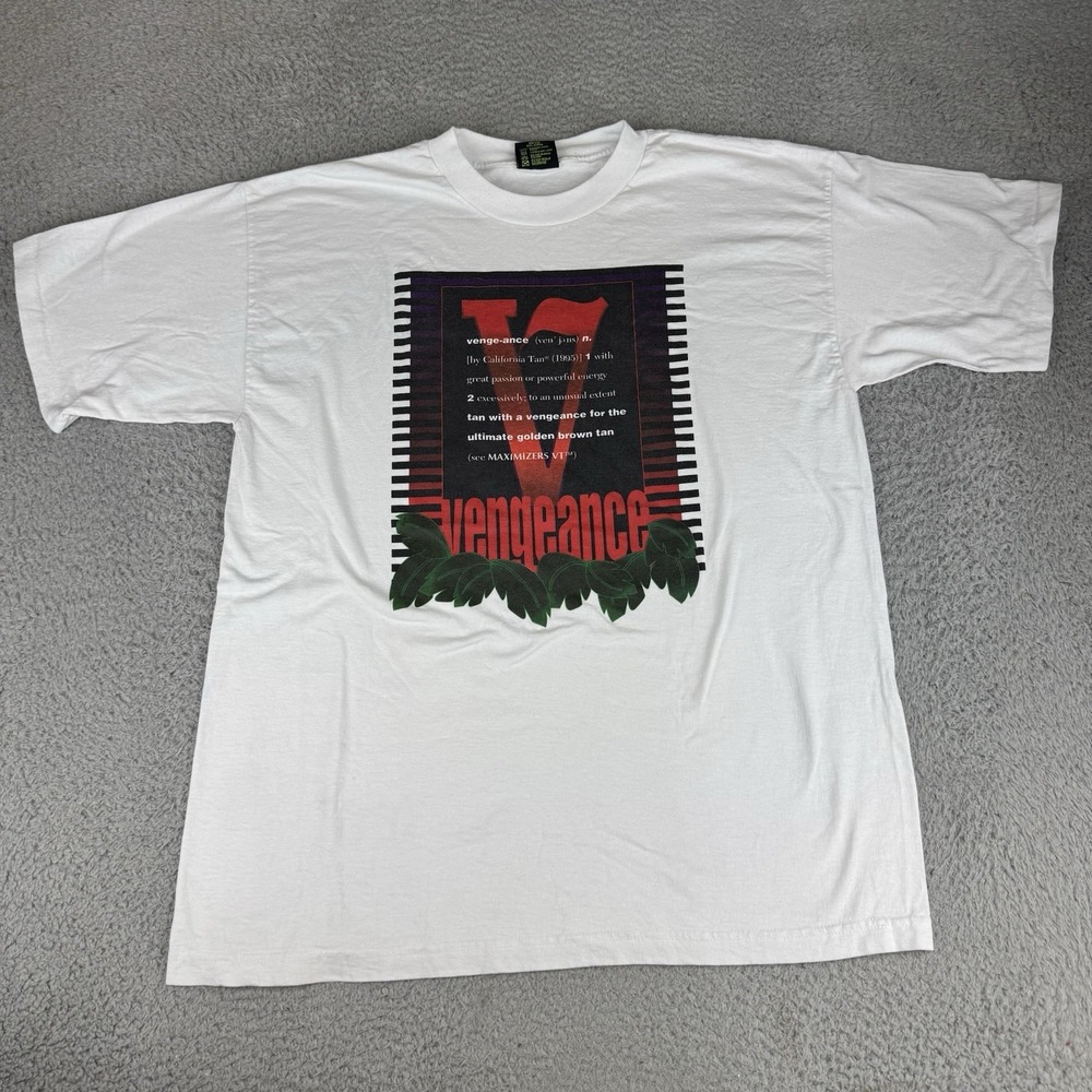 Vintage California Tan Collection Vengeance Shirt Promo 1995 Maximizers‎ Xl